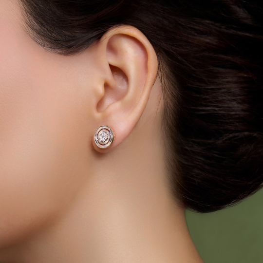 Серьги из золота с бриллиантами