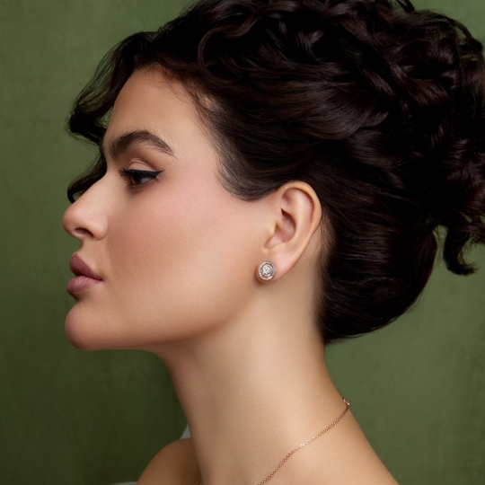 Серьги из золота с бриллиантами