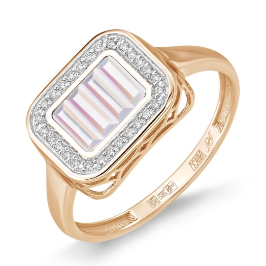 Кольцо из золота с бриллиантами