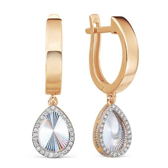 Серьги из золота с бриллиантами