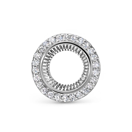 Подвеска из белого золота с бриллиантами