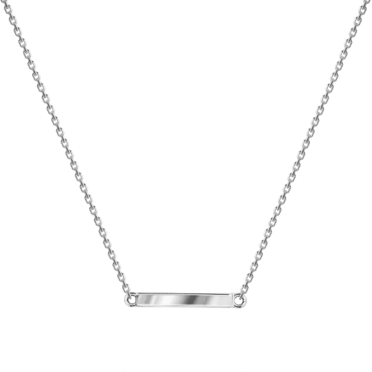 Колье из серебра