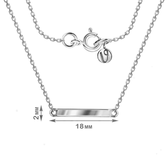 Колье из серебра