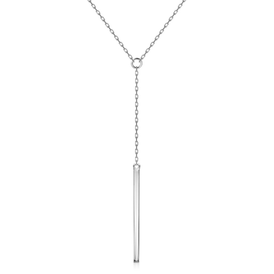 Колье-галстук из серебра