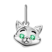 Подвеска из серебра с фианитами