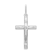 Подвеска-крест из серебра