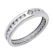 Кольцо из серебра с фианитами