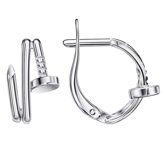 Серьги из серебра