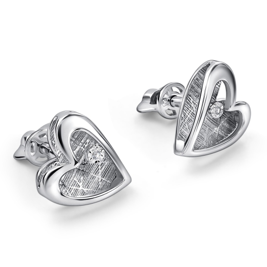 Серьги из серебра с бриллиантами