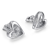 Серьги из серебра с бриллиантами