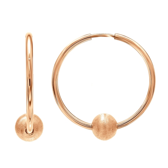 Серьги-конго из золота