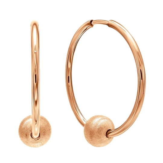 Серьги-конго из золота