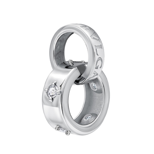 Подвеска из серебра с фианитами