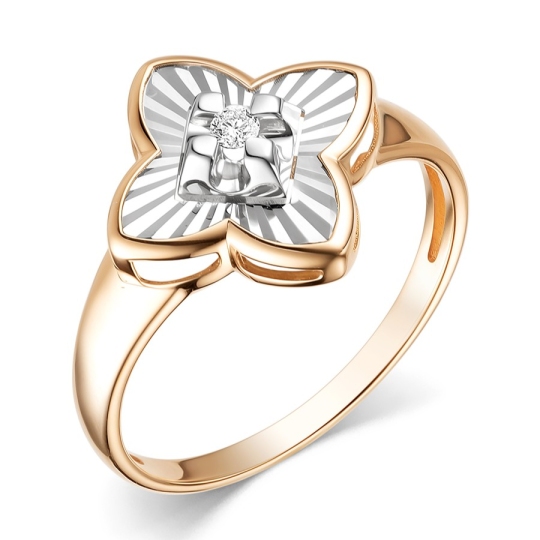 Кольцо из золота с бриллиантом