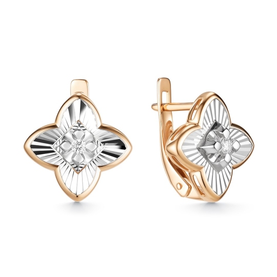 Серьги из золота с бриллиантами