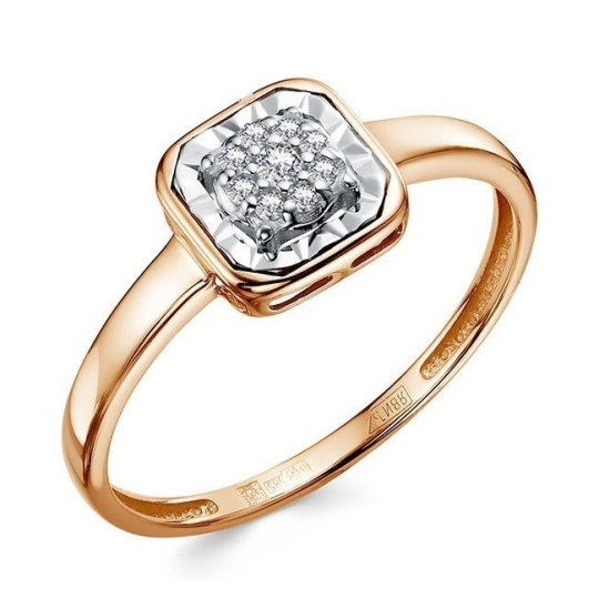 Кольцо из золота с бриллиантами