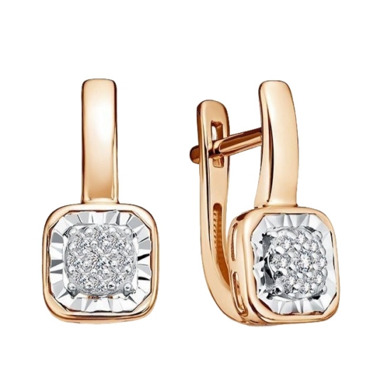 Серьги из золота с бриллиантами