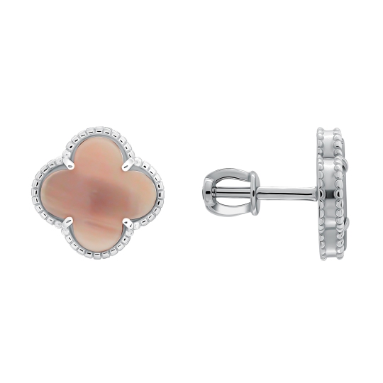 Серьги из серебра с перламутром