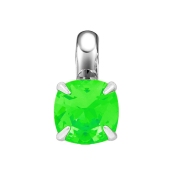 Подвеска из серебра с ювелирным кристаллом