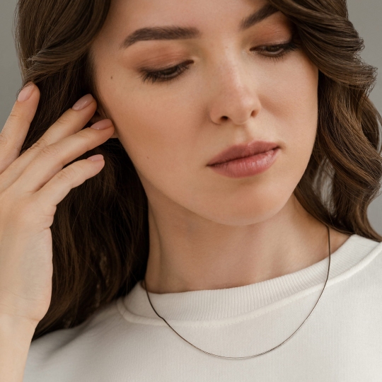 Цепь из серебра плетения 