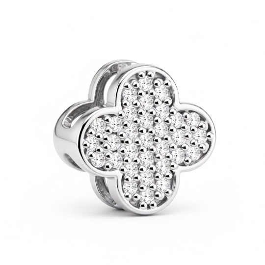 Подвеска из серебра с фианитами