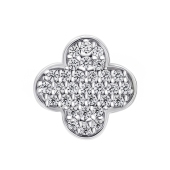 Подвеска из серебра с фианитами