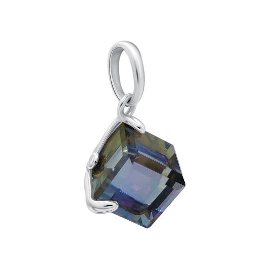 Подвеска из серебра с горным хрусталем