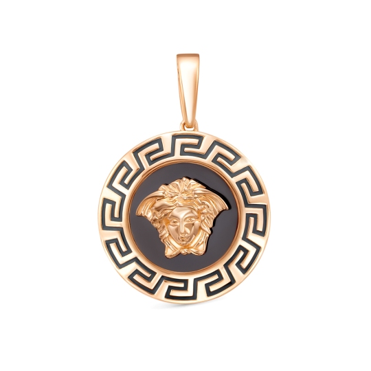 Подвеска из золота с эмалью