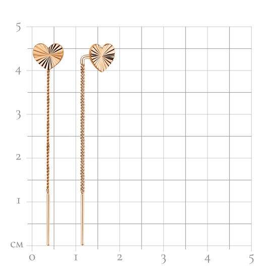 Серьги из золота