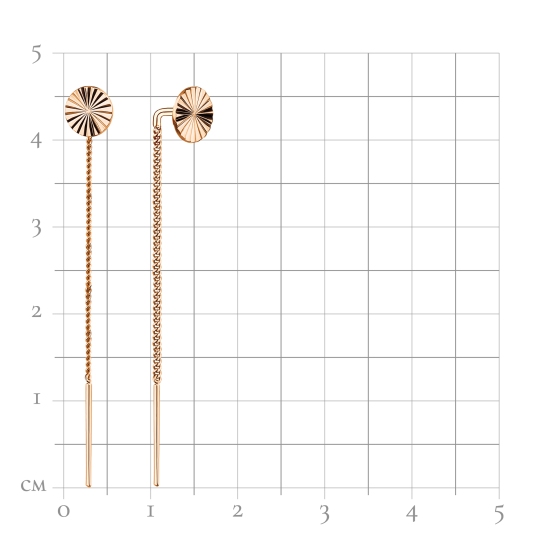 Серьги из золота