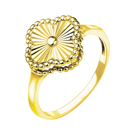 Кольцо из лимонного золота