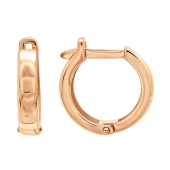 Серьги из серебра с позолотой