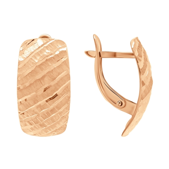 Серьги из серебра с позолотой