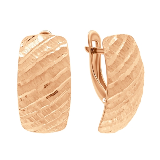 Серьги из серебра с позолотой