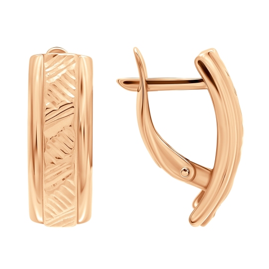 Серьги из серебра с позолотой