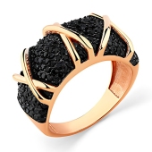 Кольцо из золота с шпинелью