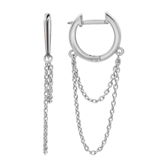 Серьги из серебра