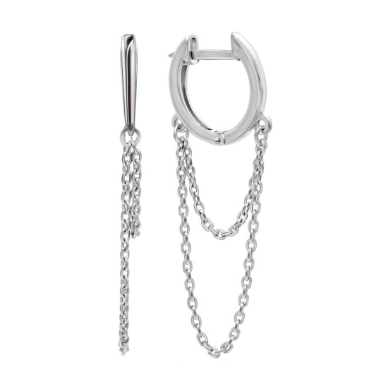 Серьги из серебра