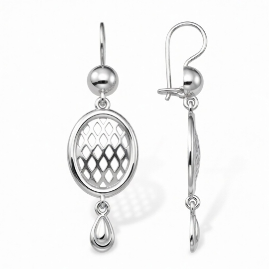 Серьги из серебра