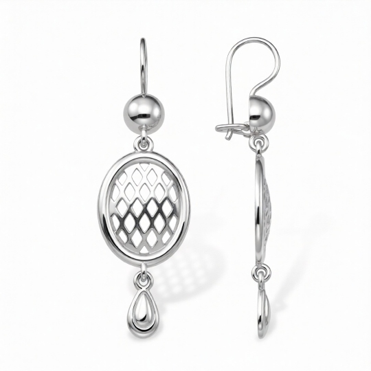 Серьги из серебра