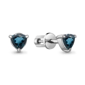 Серьги из серебра с топазами London