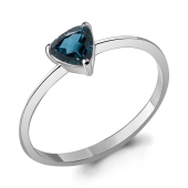 Кольцо из серебра с топазом London