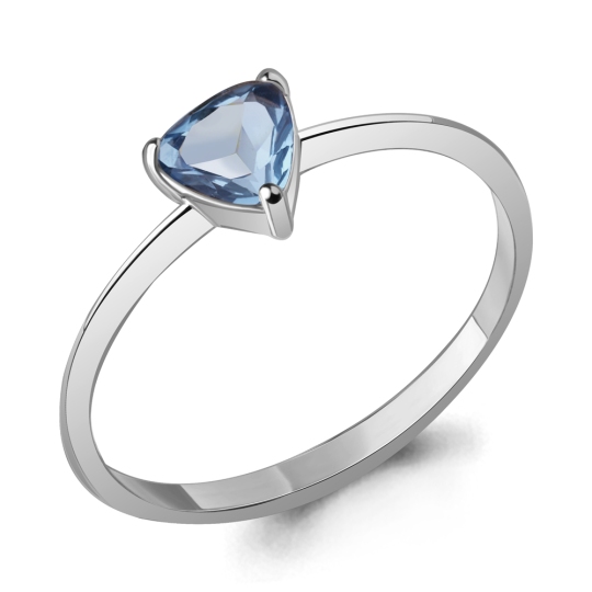 Кольцо из серебра с топазом Swiss