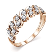 Кольцо из золота с бриллиантами