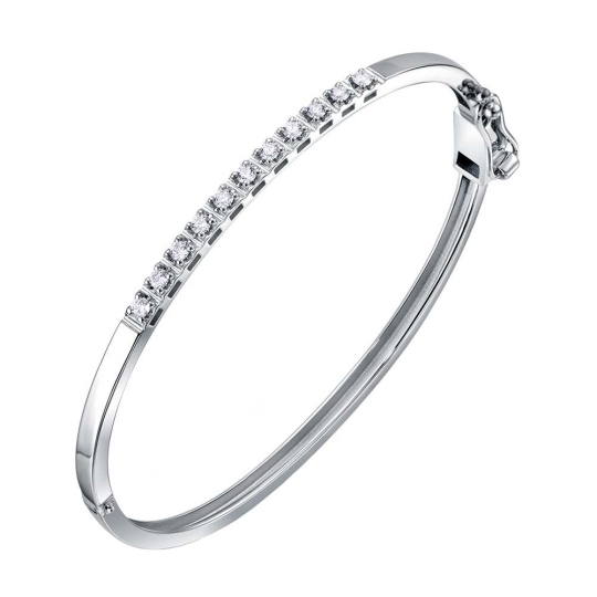 Браслет из белого золота с бриллиантами