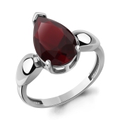 Кольцо из серебра с ювелирным кристаллом