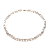 Бусы из жемчуга с золотым замком