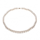 Бусы из жемчуга с золотым замком