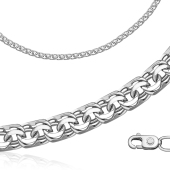 Цепь из белого золота плетения 