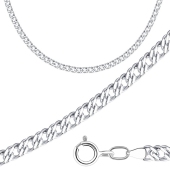 Цепь из белого золота плетения 